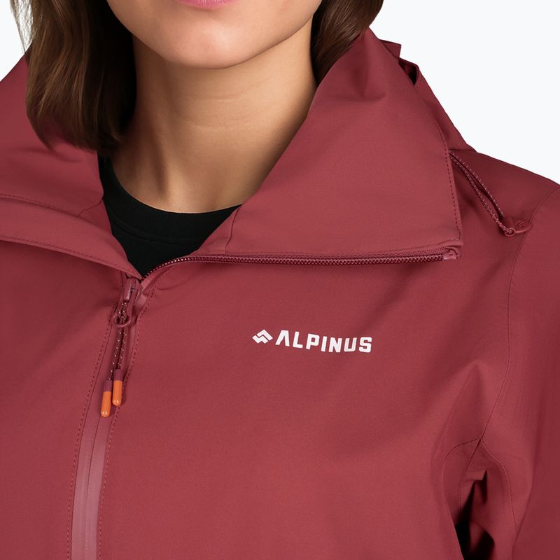 Dámský nepromokavý kabát Alpinus Urmia brick 4