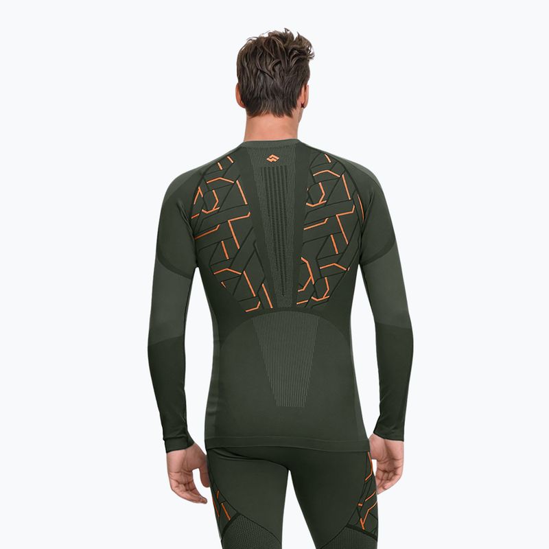 Pánský komplet termo prádla Alpinus Tactical Gausdal Set green/orange 3