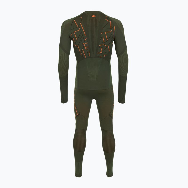 Pánský komplet termo prádla Alpinus Tactical Gausdal Set green/orange 10