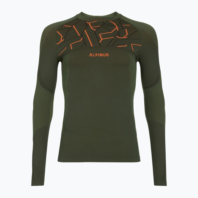 Pánský komplet termo prádla Alpinus Tactical Gausdal Set green/orange 11