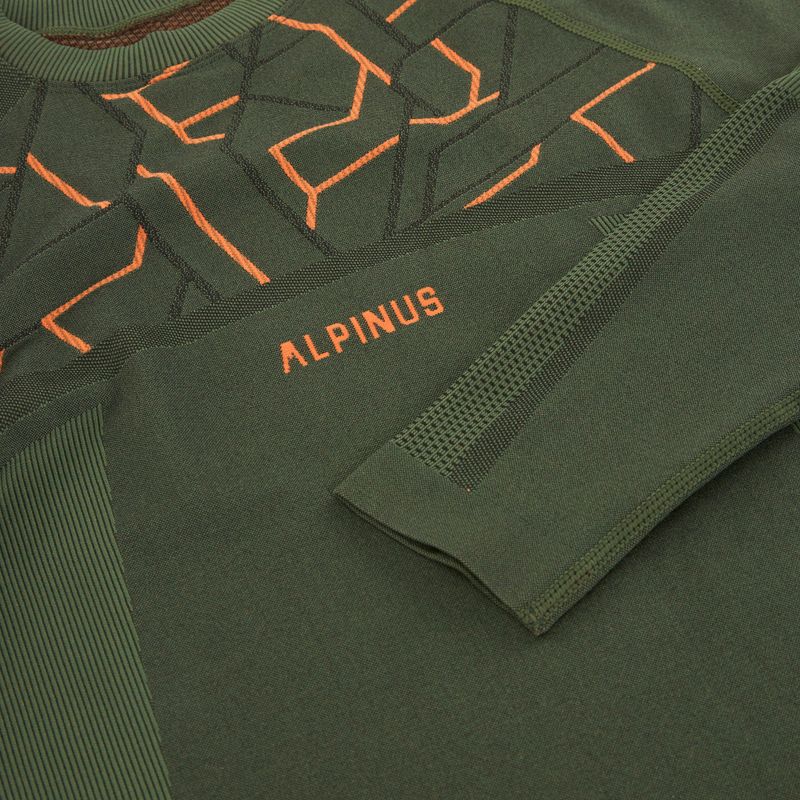 Pánský komplet termo prádla Alpinus Tactical Gausdal Set green/orange 13