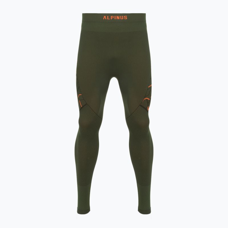 Pánský komplet termo prádla Alpinus Tactical Gausdal Set green/orange 15