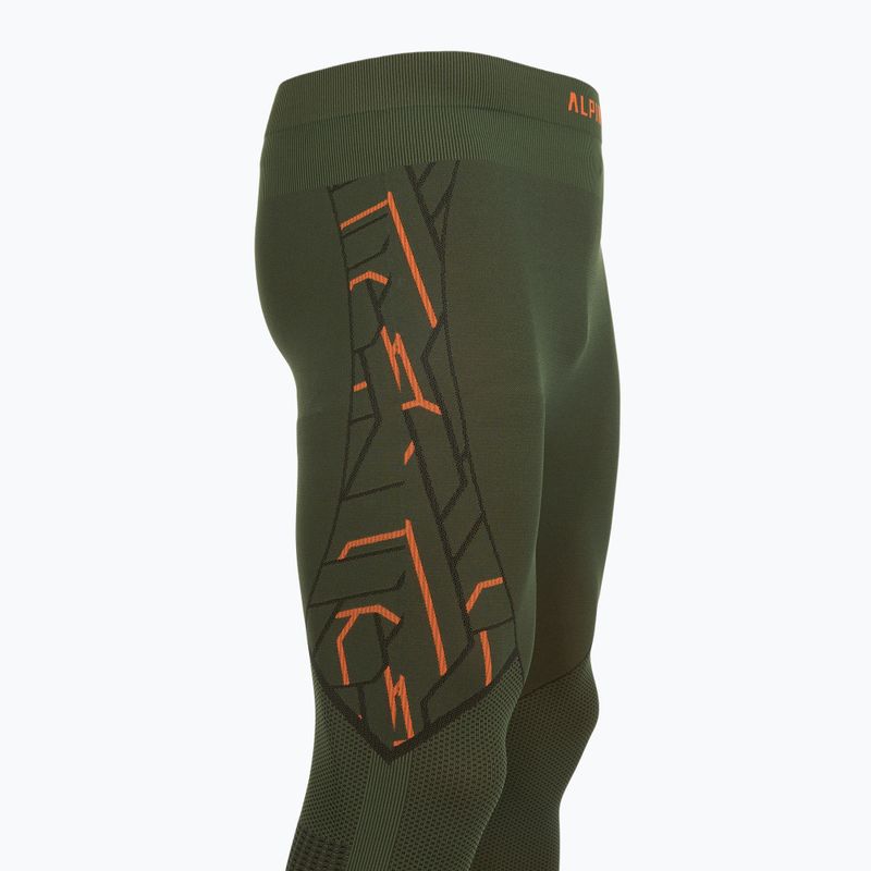 Pánský komplet termo prádla Alpinus Tactical Gausdal Set green/orange 17