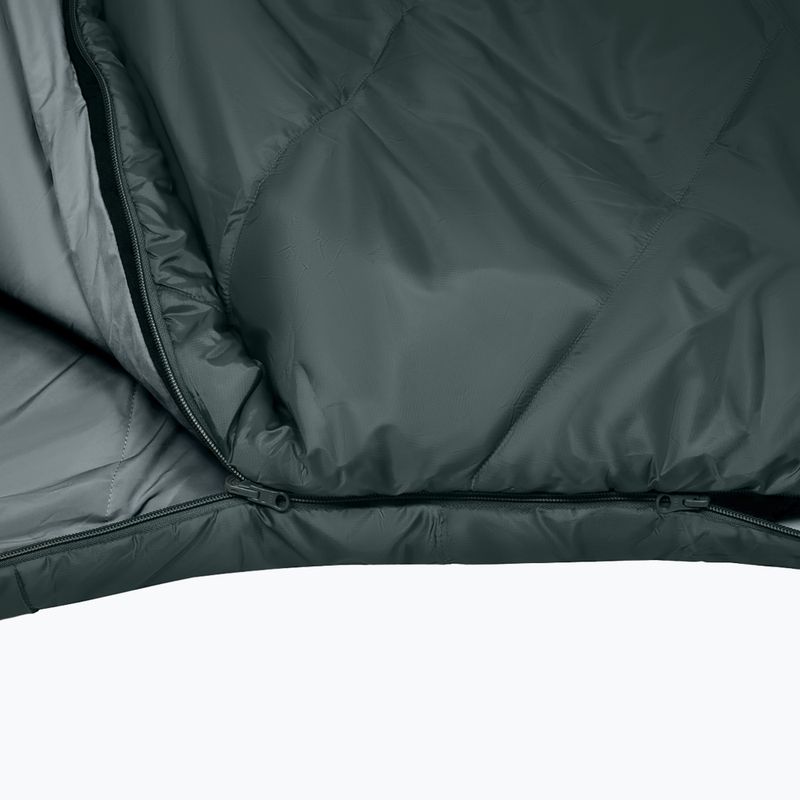 Spacák Alpinus Wide & Long Fiber Pro 1250 215 cm/left pine green 5