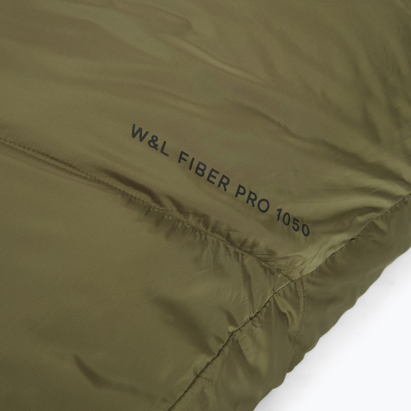 Spací pytel Alpinus Wide & Long Fiber Pro 1050 230 cm/pravý borovicová zeleň 8