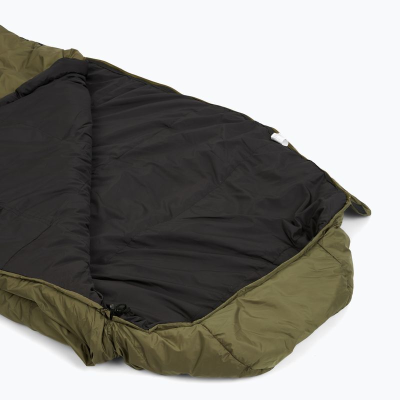 Spací pytel Alpinus Wide & Long Fiber Pro 1050 230 cm/pravý borovicová zeleň 10