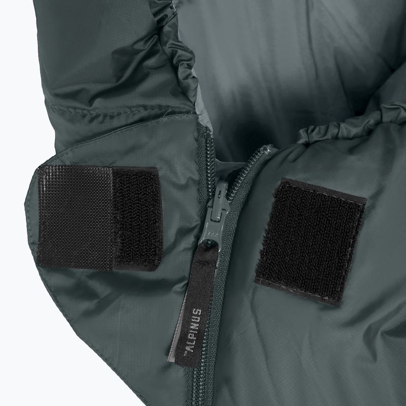 Spacák Alpinus Wide & Long Fiber Pro 1250 215 cm/right pine green 4