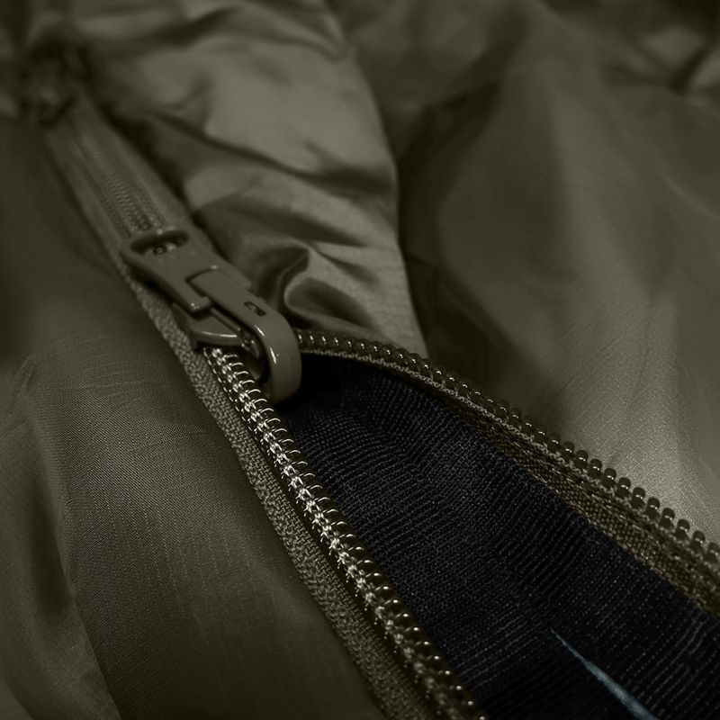 Spacák Alpinus Wide & Long Fiber Pro 1250 215 cm/left olive 7