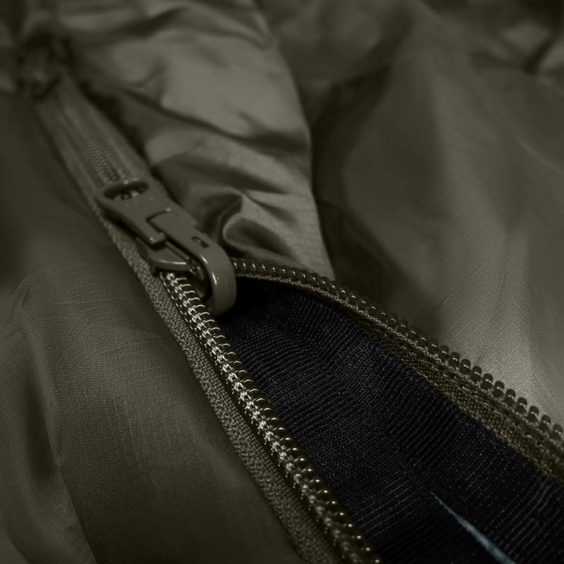 Spacák Alpinus Wide & Long Fiber Pro 1250 215 cm/right olive 8