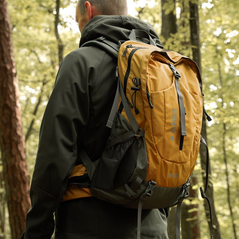 Turistický batoh Alpinus Tarfala 35 l mustard 3