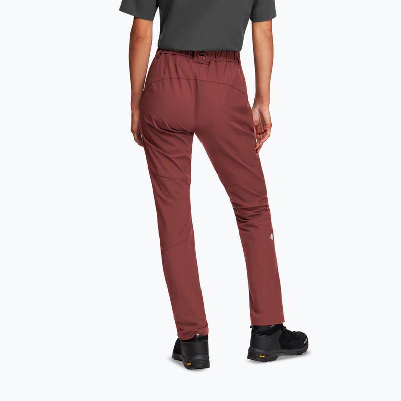 Dámské trekové kalhoty Alpinus Burgundy marble 2