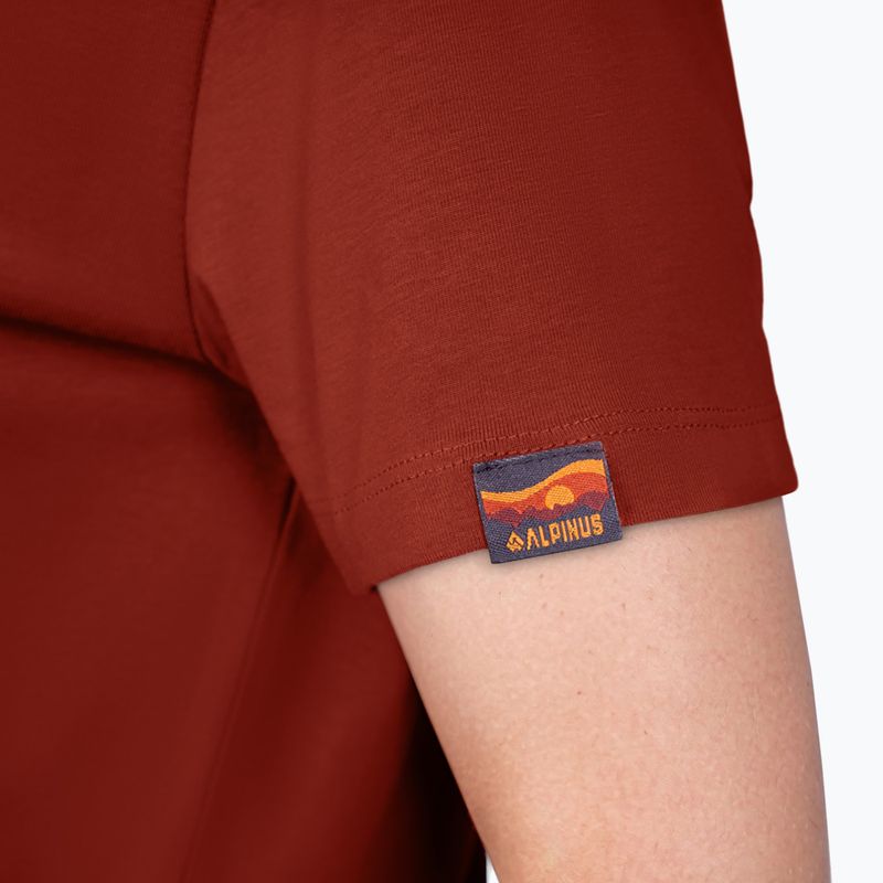 Dámské trekové tričko Alpinus Dirna brick-red 3