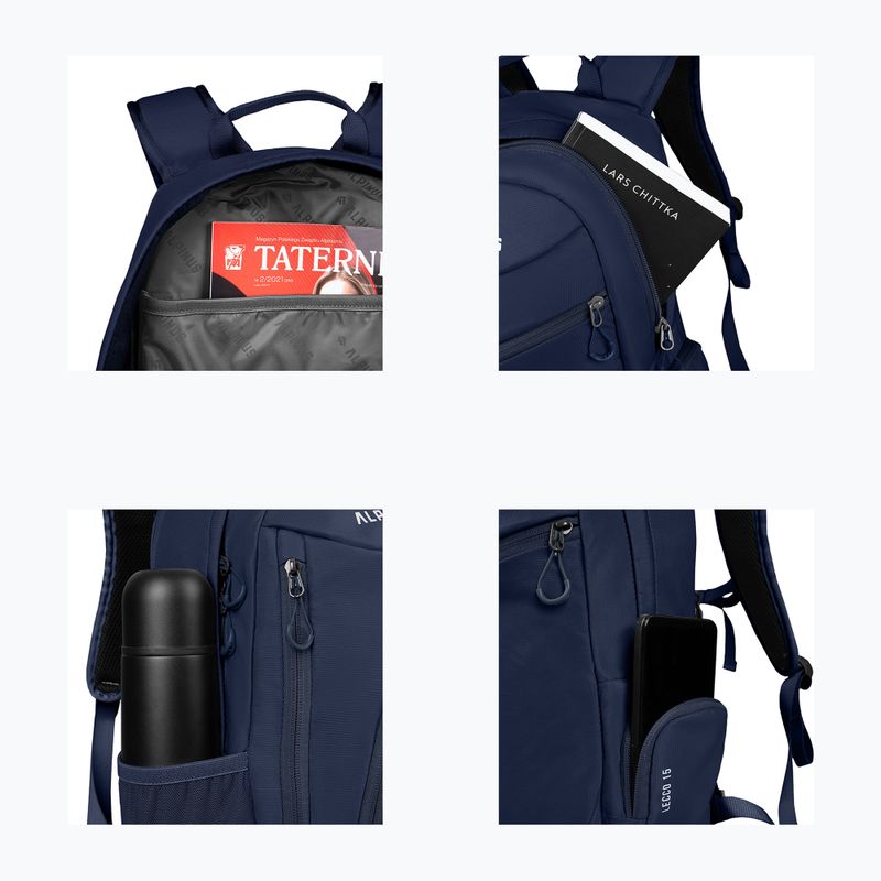 Turistický batoh Alpinus Lecco 15 l navy 4