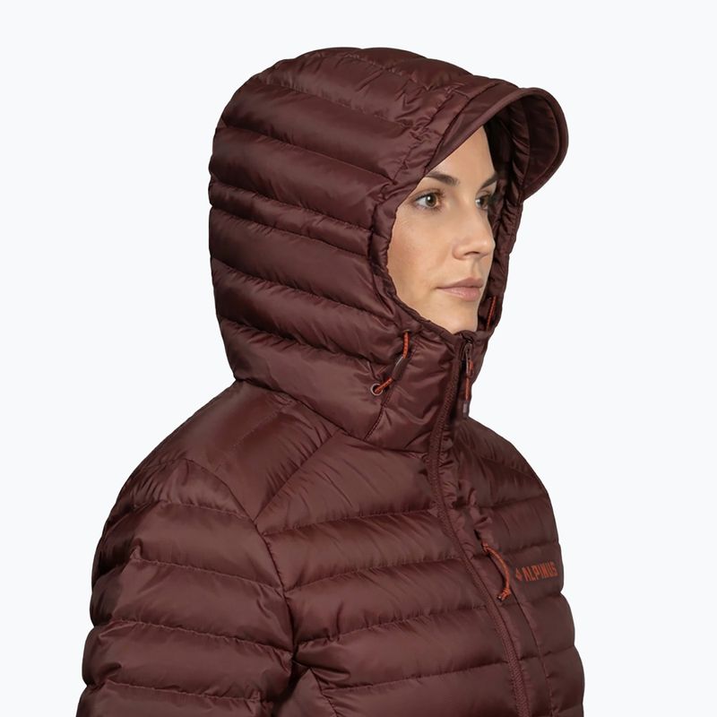 Dámská péřová bunda Alpinus Kiruna brown 3