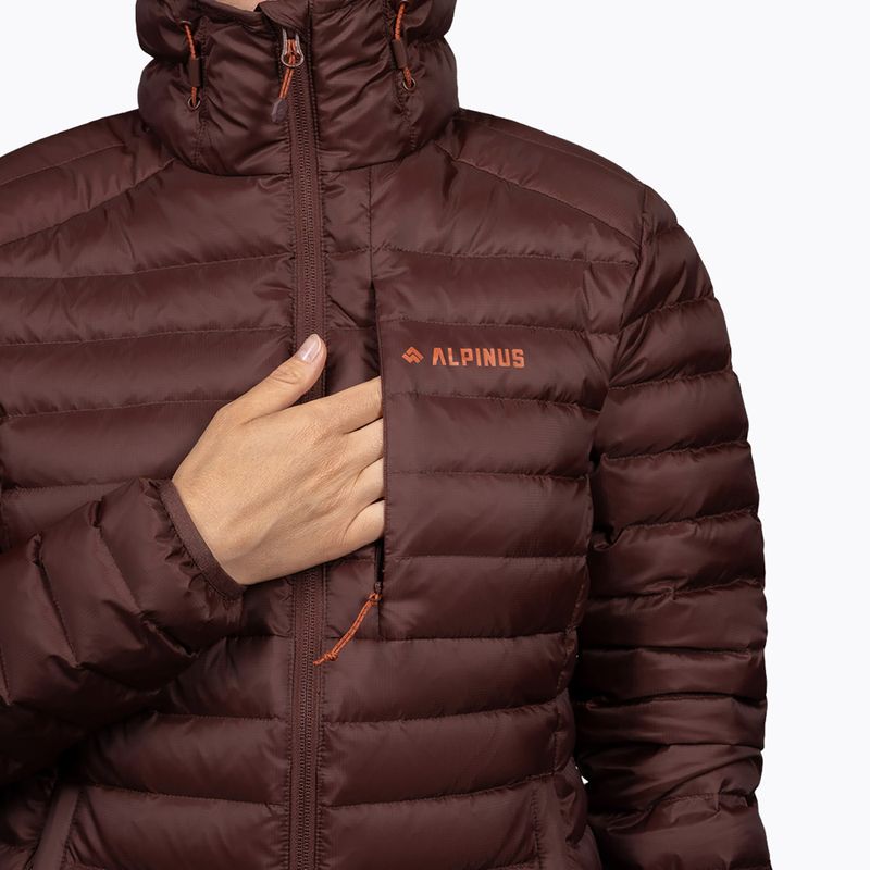 Dámská péřová bunda Alpinus Kiruna brown 6