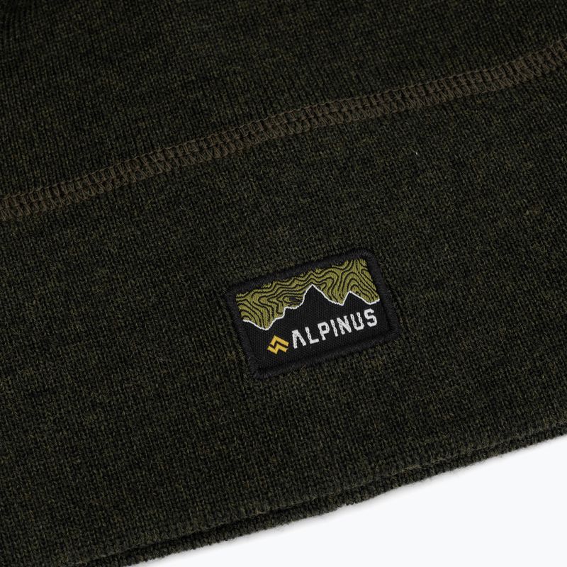 Zimní čepice Alpinus Bleik olive green 3