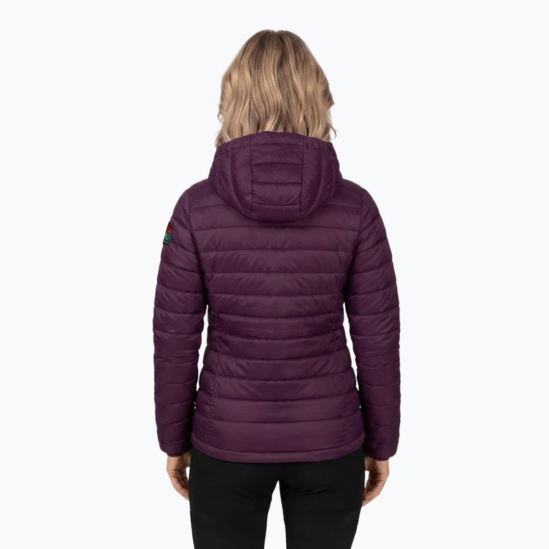 Dámská zateplená bunda Alpinus Tunari dark plum 2