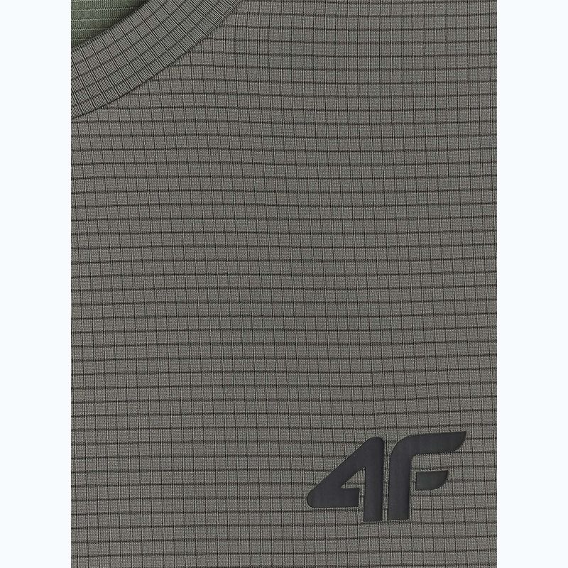 Pánské tréninkové tričko 4F Athletic FNK M1775 khaki 2