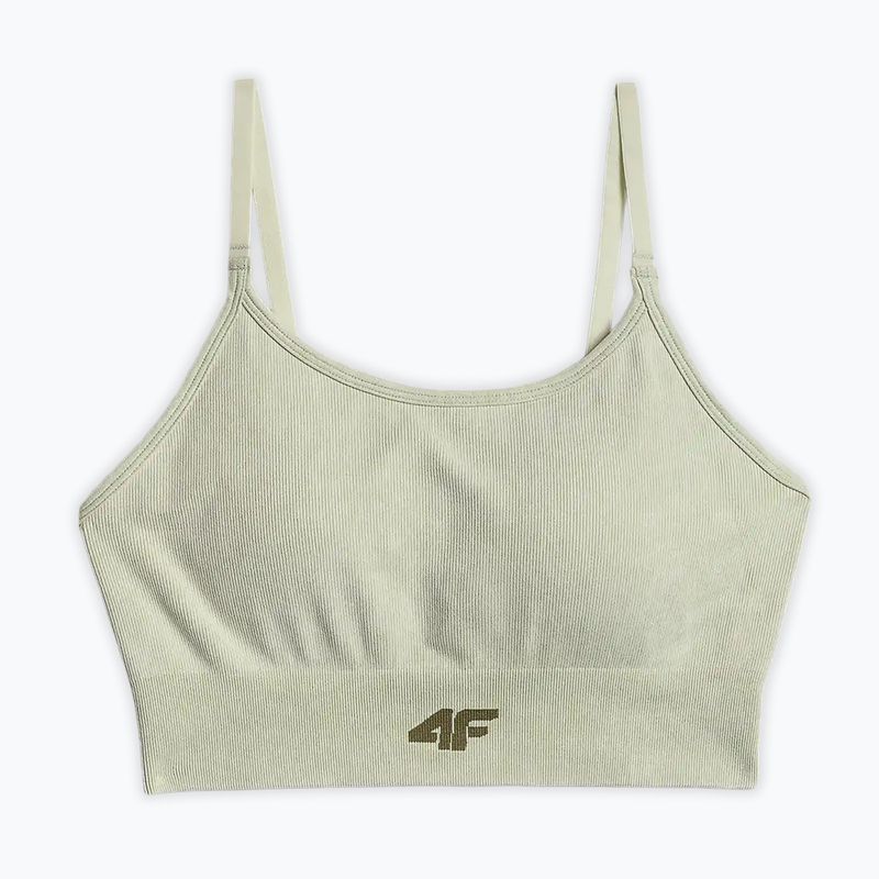 Tréninková podprsenka 4F Solar Punk F203 light green allover 8