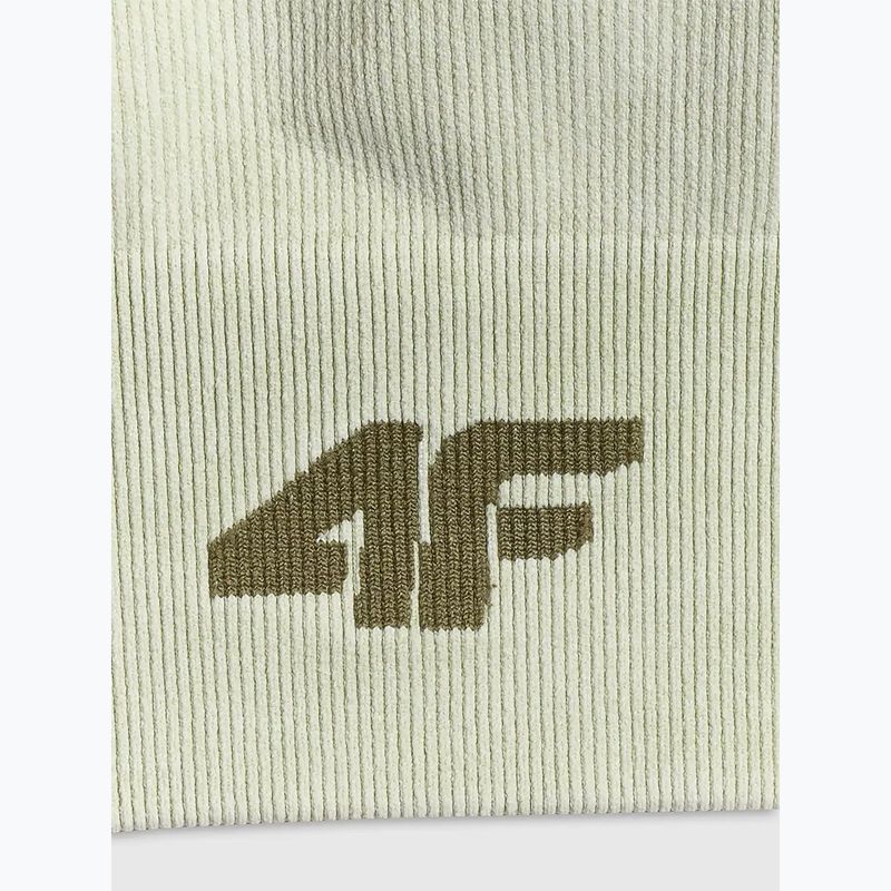 Tréninková podprsenka 4F Solar Punk F203 light green allover 9