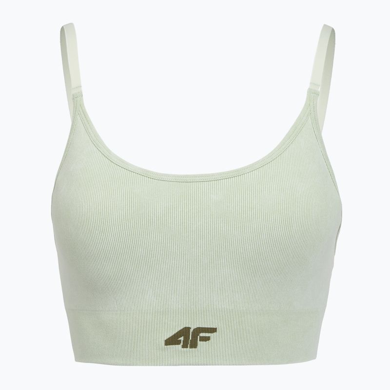 Tréninková podprsenka 4F Solar Punk F203 light green allover 8