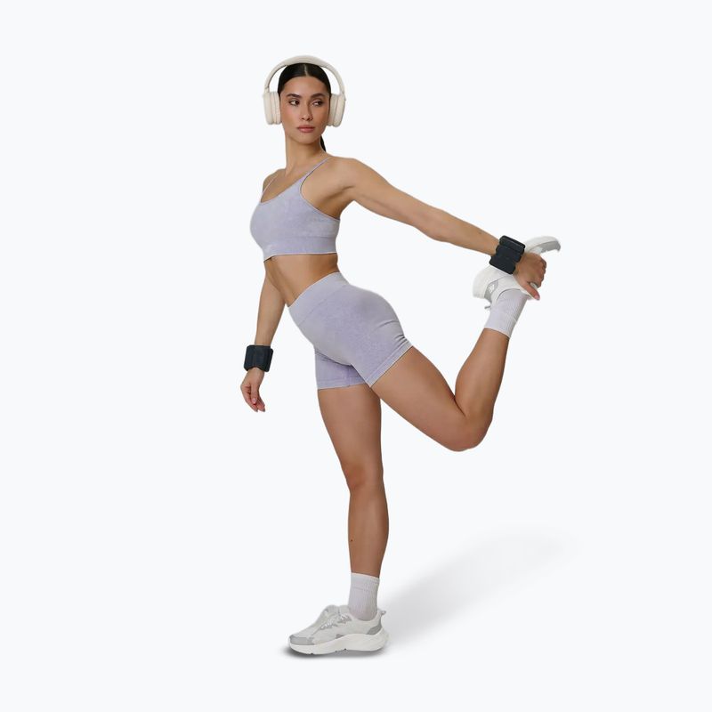 Tréninková podprsenka 4F Solar Punk F203 violet allover 6