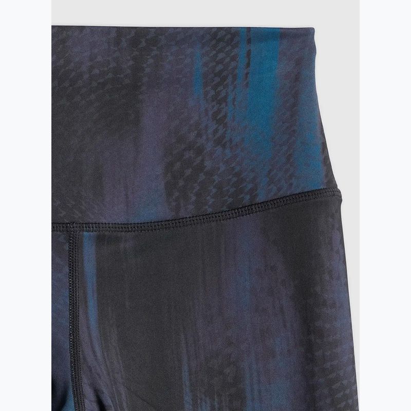 Dámské tréninkové legíny 4F Solar Punk FNK F454 sea green allover 10