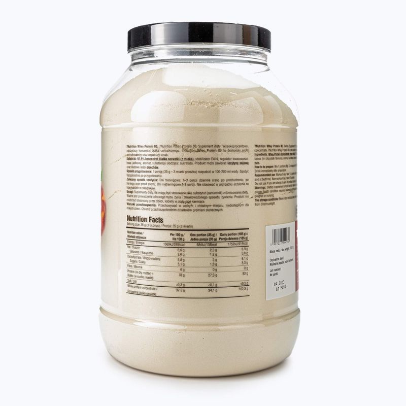 Whey 7Nutrition Protein 80 broskev 7Nu000246 2