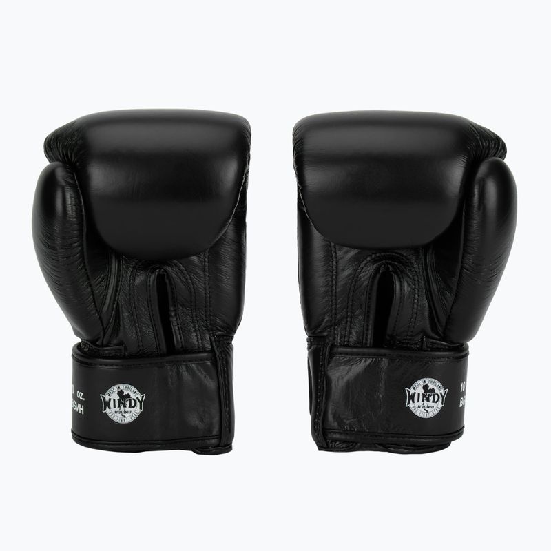 Boxerské rukavice WINDY Classic Genuine Leather black 3