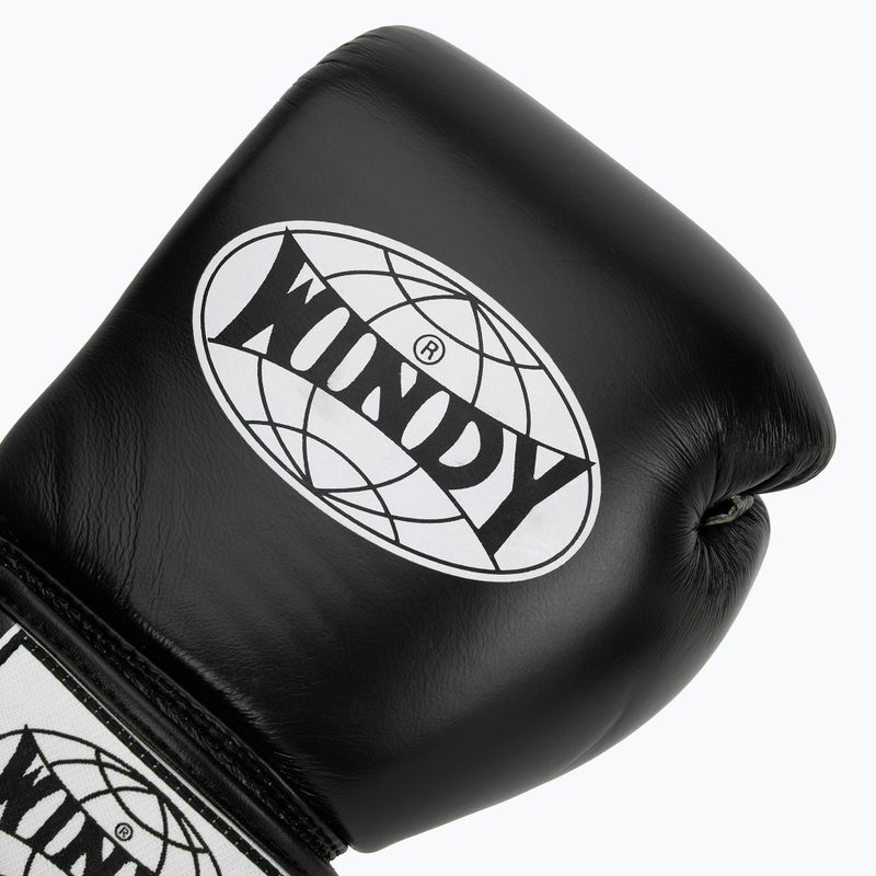 Boxerské rukavice WINDY Classic Genuine Leather black 5