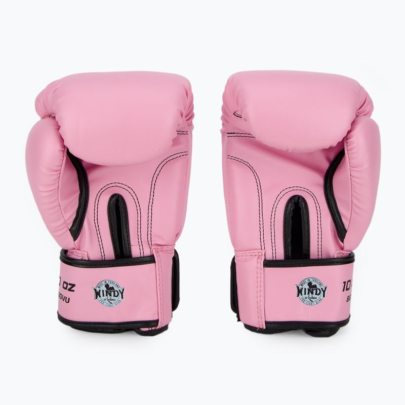 Boxerské rukavice WINDY Classic Synthetic Leather pink 3