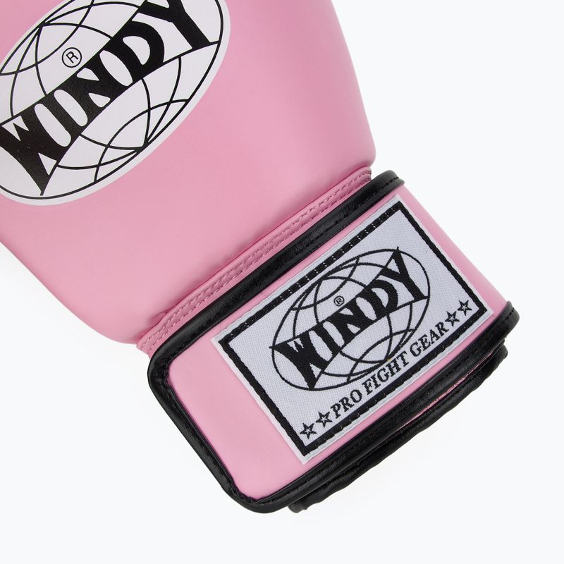 Boxerské rukavice WINDY Classic Synthetic Leather pink 6