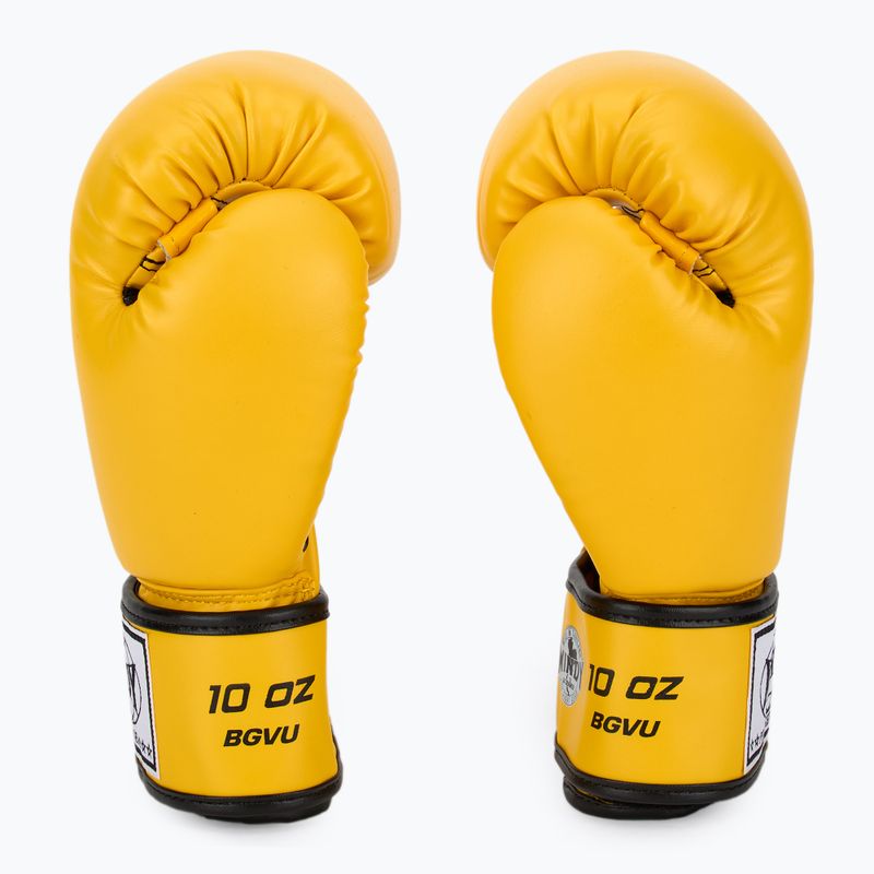 Boxerské rukavice WINDY Classic Synthetic Leather yellow 4