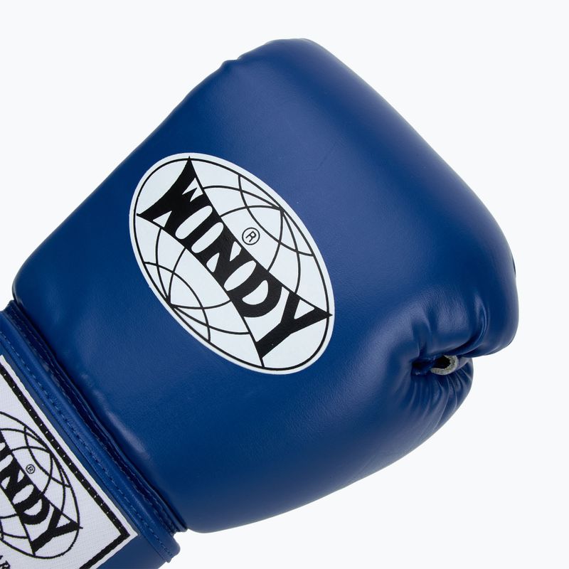 Boxerské rukavice WINDY Classic Synthetic Leather blue 5
