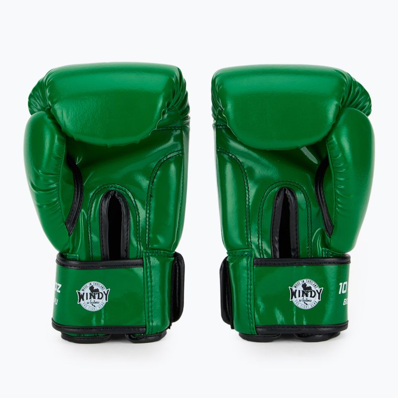 Boxerské rukavice WINDY Classic Synthetic Leather green 3