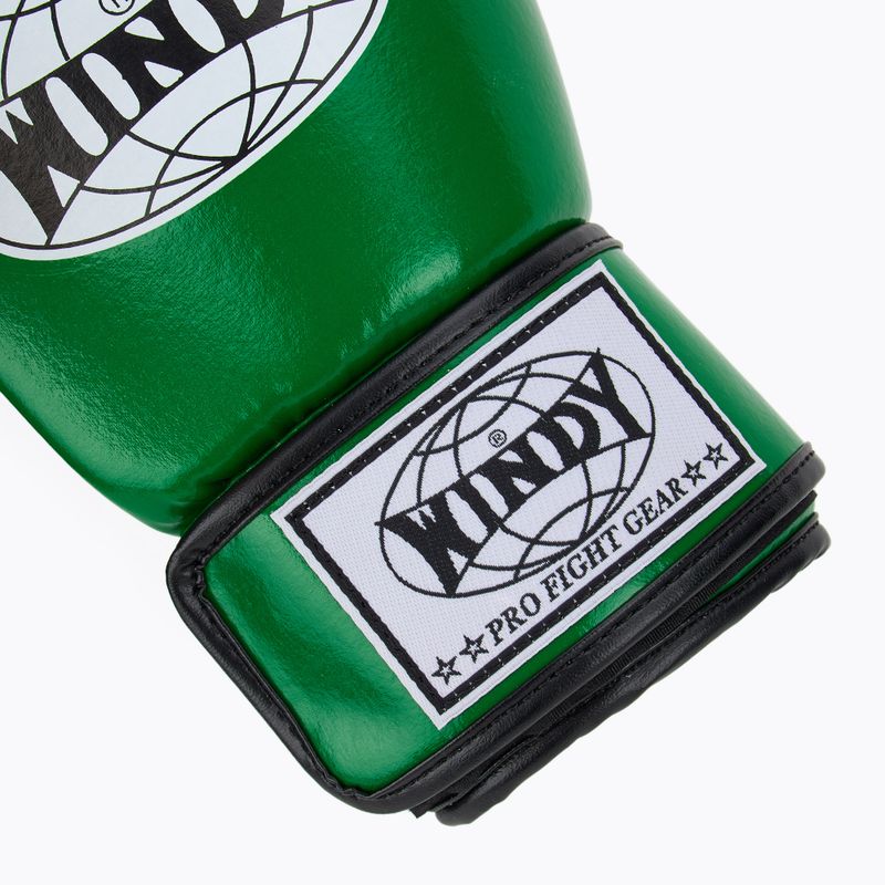 Boxerské rukavice WINDY Classic Synthetic Leather green 6