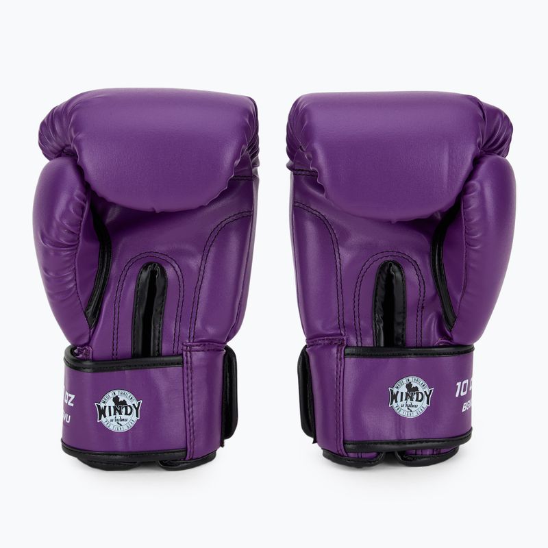Boxerské rukavice WINDY Classic Synthetic Leather purple 3