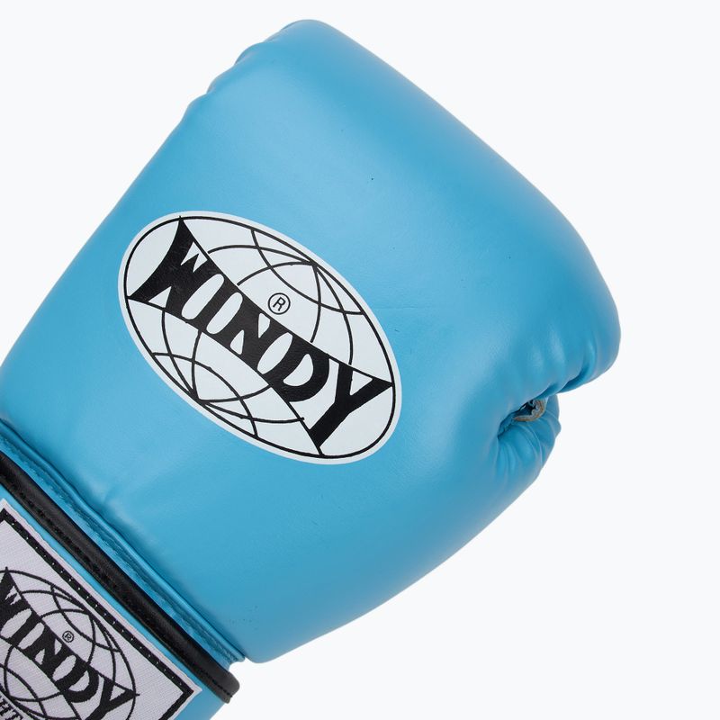 Boxerské rukavice WINDY Classic Synthetic Leather sky blue 5