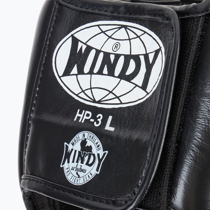 Boxerská helma WINDY Genuine Leather black 4