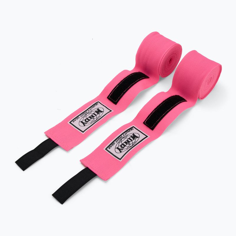 Boxerské bandáže Windy HW-2 450 cm pink 2
