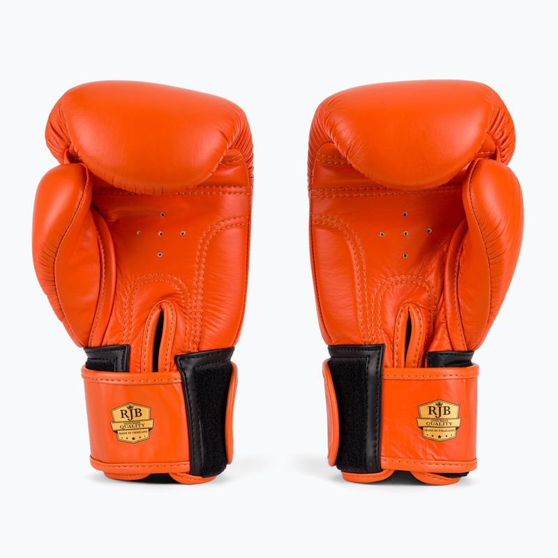 Boxerské rukavice RAJA BOXING Single Standard zGenuine Leather orange 3