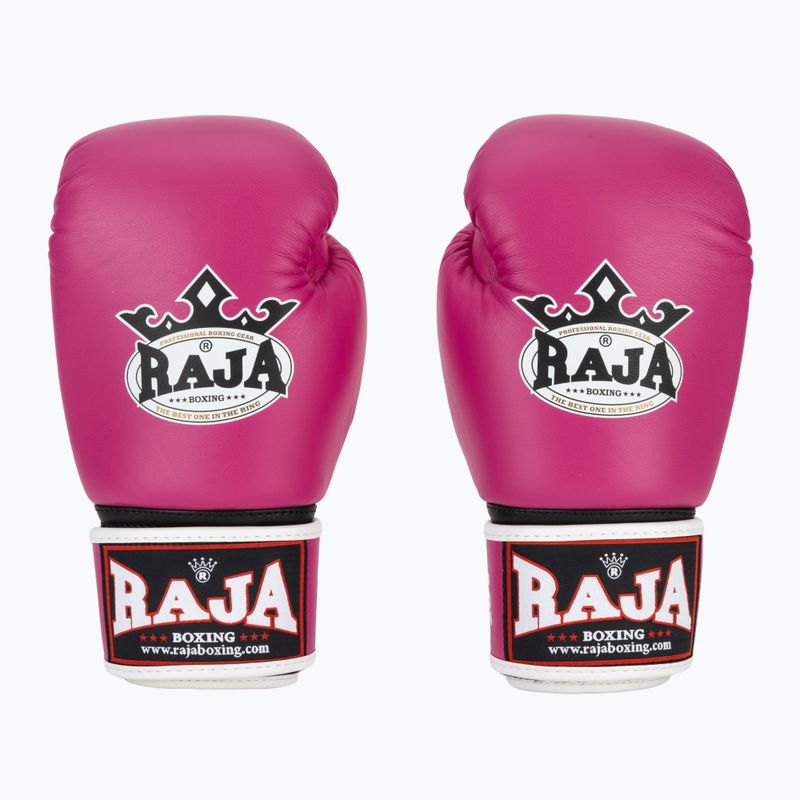 Boxerské rukavice RAJA BOXING Single Standard Genuine Leather pink 2