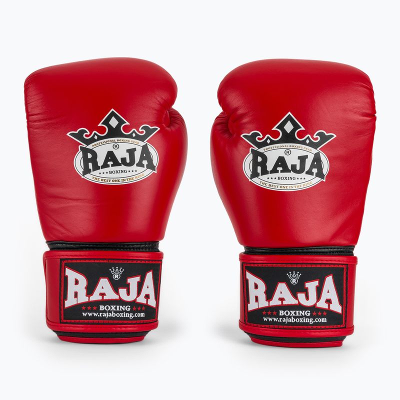 Boxerské rukavice RAJA BOXING Single Standard Genuine Leather red 2
