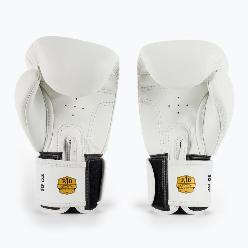 Boxerské rukavice RAJA BOXING Single Standard Genuine Leather white 3