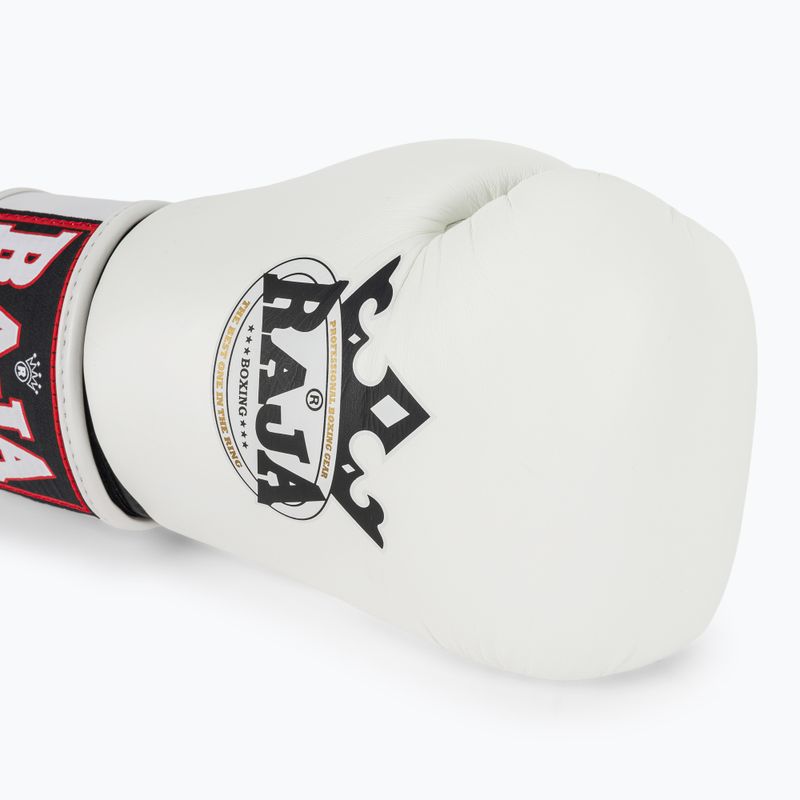 Boxerské rukavice RAJA BOXING Single Standard Genuine Leather white 5