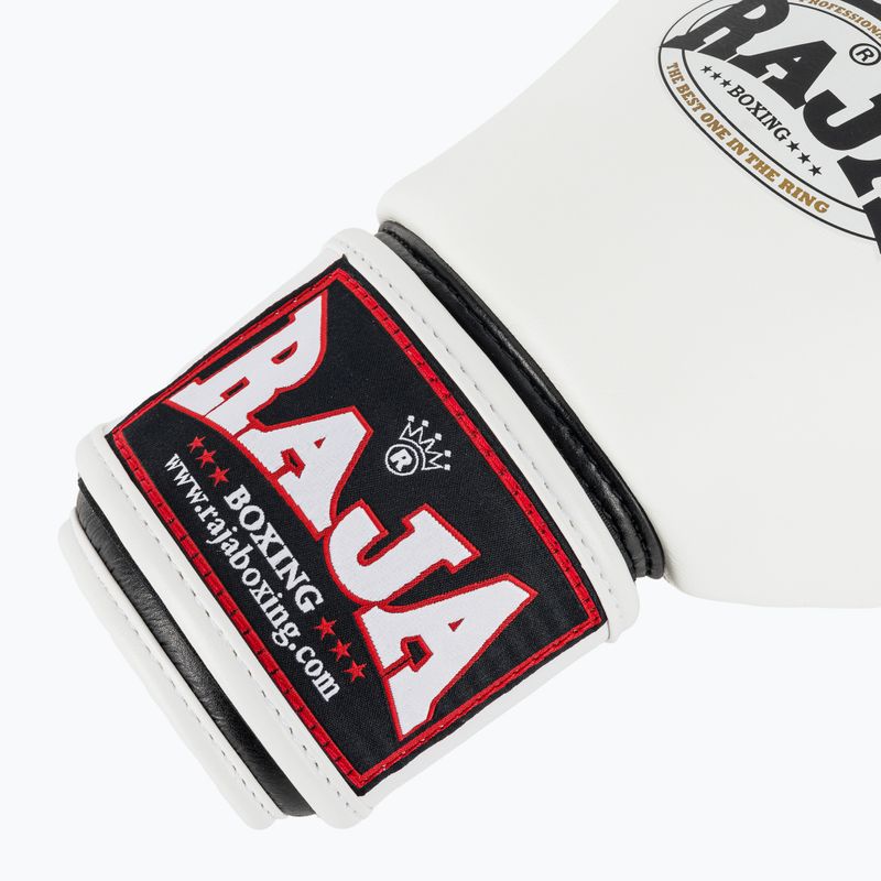 Boxerské rukavice RAJA BOXING Single Standard Genuine Leather white 6