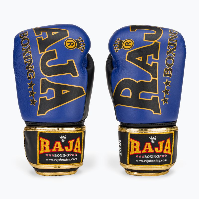 Boxerské rukavice RAJA BOXING Origin Standard Genuine Leather blue 2