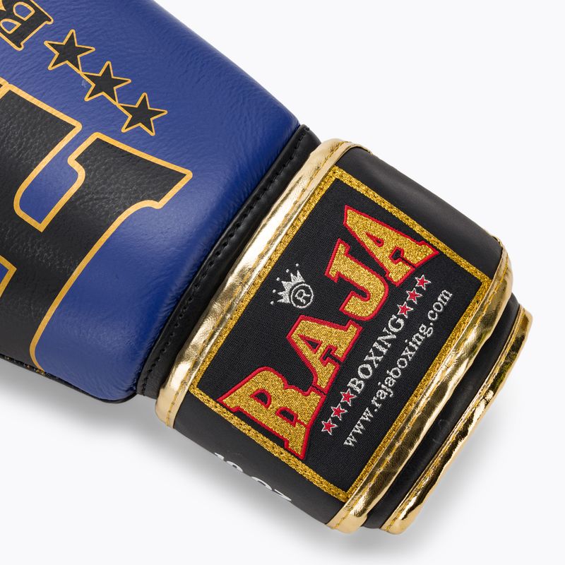 Boxerské rukavice RAJA BOXING Origin Standard Genuine Leather blue 6