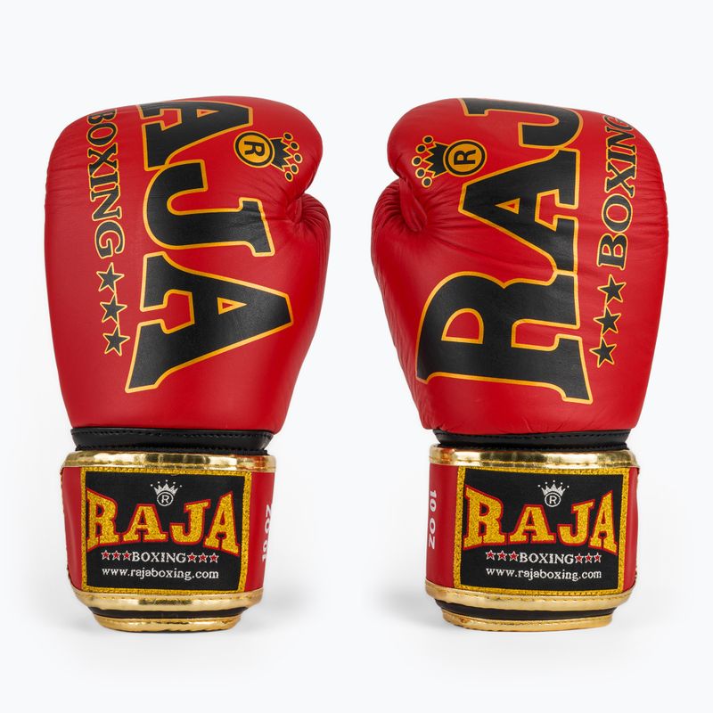 Boxerské rukavice RAJA BOXING Origin Standard Genuine Leather red 2