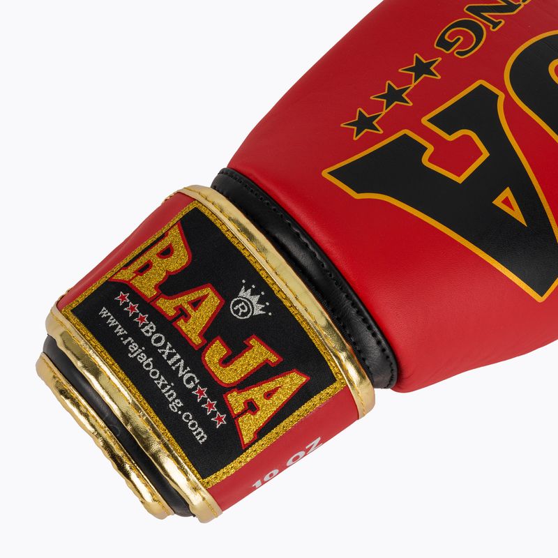 Boxerské rukavice RAJA BOXING Origin Standard Genuine Leather red 6